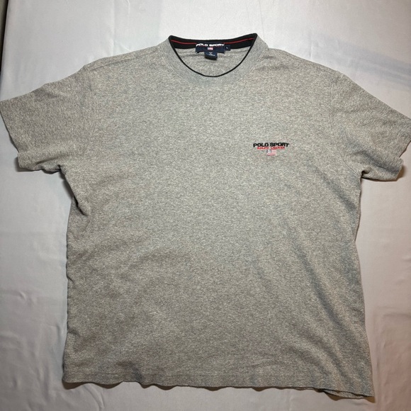 Polo by Ralph Lauren Light Gray Short Sleeve Tee - Picture 1 of 4